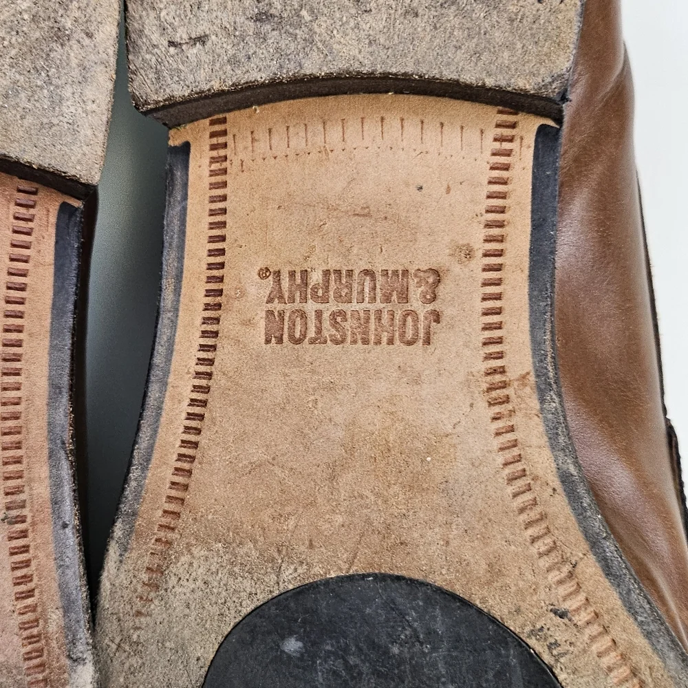 Johnston‎ & Murphy Leather Tassel Loafers Tan Mens Size 10.5M 15-0780 India